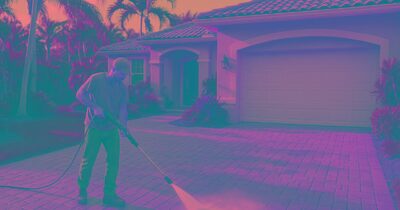 Can you pressure wash pavers before sealing them in Florida?