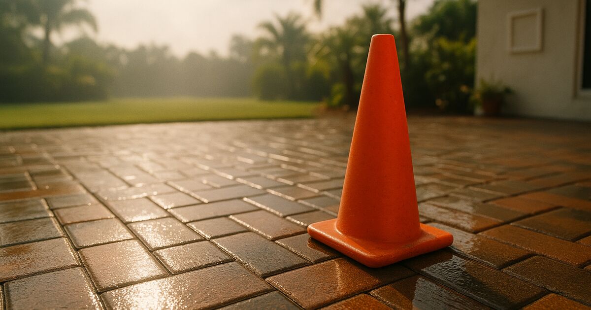 How Gulf Coast heat and humidity affect paver sealer cure time