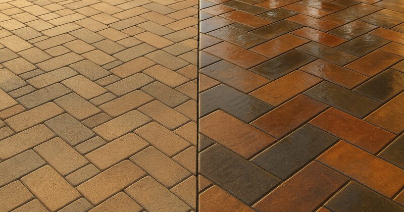 Wet-Look vs. Natural Paver Sealer: Which Is Right for Your Florida Home?