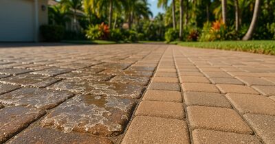 When old paver sealer clouds, peels, or traps moisture: why stripping is the only real fix