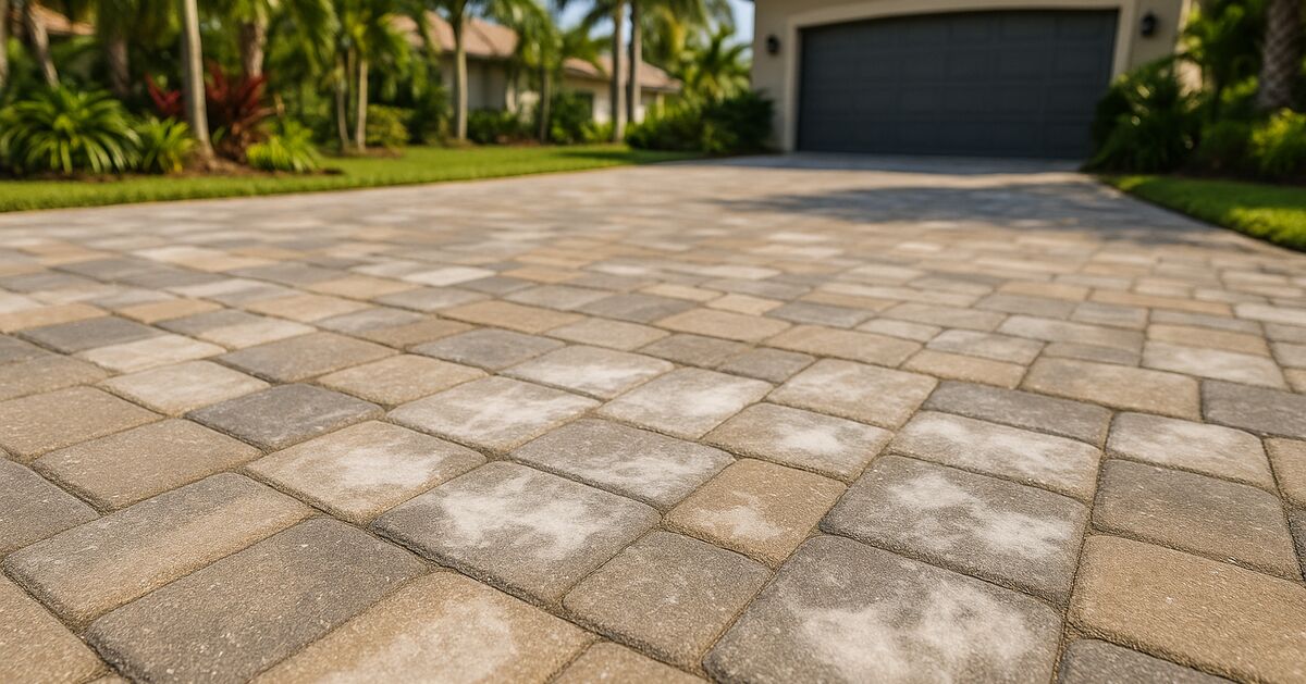Why are my pavers turning white after sealing? Efflorescence and haze explained