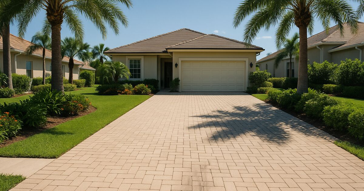 Why paver driveways get tire tracks and scuff marks - and whether sealing helps or hurts