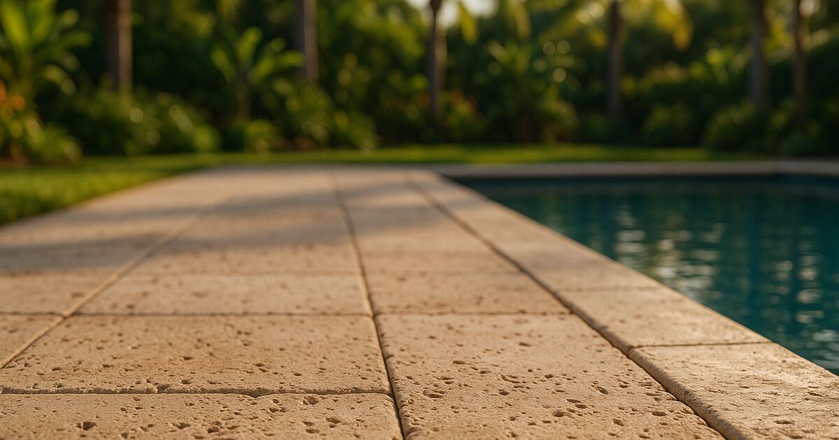 Why travertine pavers pit, flake, and powder - and what sealing can actually fix